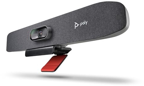 Poly Studio R30+ Sistema de videoconferencia, Incluye una Barra de Sonido de Audio y Video, Viene con el HP USB-C Dock G5