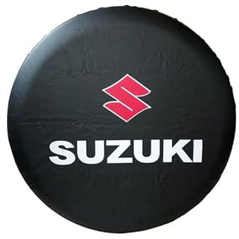 WEQTYSAB Auto-Reserveradabdeckung, für Suzuki Swift V Hatchback 2010-2017 Anti UV-Reifenschutz Reifenaufbewahrung Waterproof Staubdicht Reifenbezug Reifenschutzhülle,15in