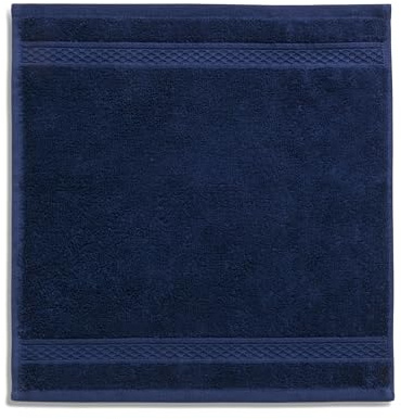 Möve Pure Luxury Seiftuch 30 x 30 cm aus 100% Ägyptischer Baumwolle, deep sea