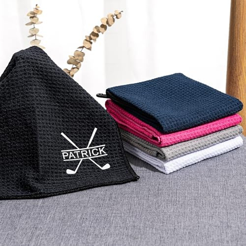KEMEILA Toallas Personalizadas | Toallas de Golf Personalizadas para Bolsos | Navidad para Hombre o Mujer