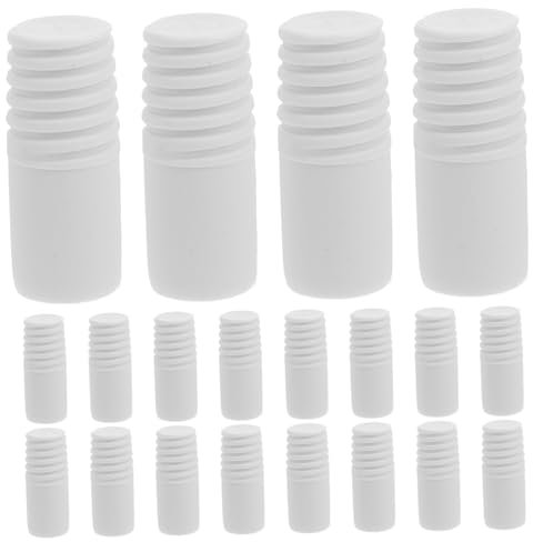 HAWILLOSCH 20pezzi Teste Di Ricambio Per Manico Di Scopa Con Punta Filettata Da Accessorio Per Pulizia Con Design Pratico e Facile Installazione Compatibile Con Manici Estensibili Per Casa e