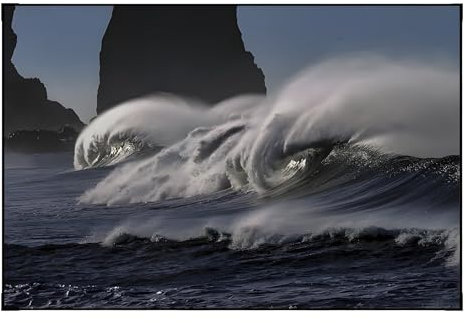 XOBRJQZ Écran de Projection À Cadre Fixe, 16:9 8K / 4K Ultra HD, Écran Videoprojecteur sans Bordure, Film Home Cinéma Intérieur(60 inch)