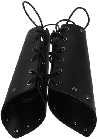 BESPORTBLE 2 Stück Mittelalterliche Armschienen Aus Pu Leder Verstellbar Renaissance Armschützer Für Herren Und Damen Cosplay Und Mottoparty