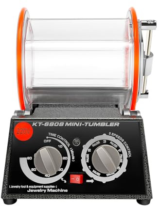 Elektrisk polermaskin, roterande polermaskin, 5 variabel hastighet 500–3 000 rpm, bärbar polerare för gör-det-själv-smycken, smyckesaffär