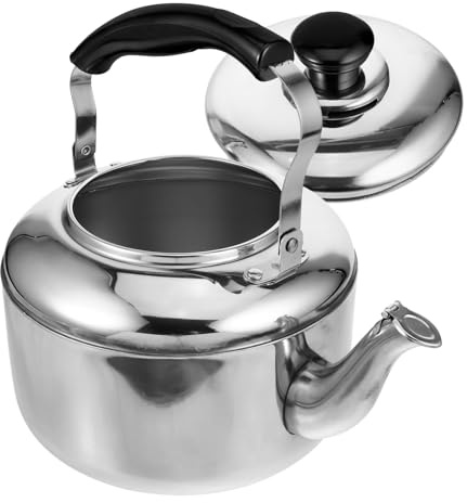 Alipis Bouilloire Sifflante 4 l En Acier Inoxydable 304 Épais Pour Plaque De Cuisson Induction Et Gaz, Poignée Isolée Anti-brûlure, Bouilloire à Thé Pratique Cuisine Domestique