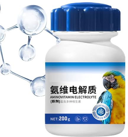Suppléments nutritionnels – Compléments diététiques sains – Poudre nutritive naturelle 200 g pour équilibre digestif énergie développement approprié perroquets et oiseaux animaux domestiques
