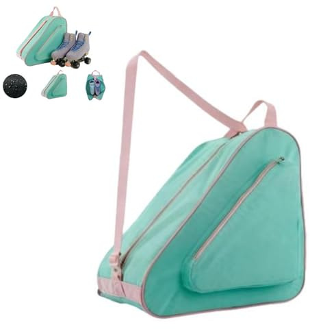 Genérico Mochila para Patines en Linea, Bolsa Patines 4 Ruedas con Correa de Hombro Ajustable, Bolsa para Zapatos de Patinaje, Bolsa para Patines en línea, Porta Patines de Ruedas para niños