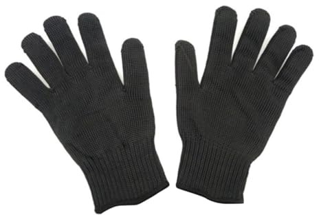 HOMOBABE Guantes Anticorte Nivel 5 para Mano, Resistentes a Cortes, Fabricados Fibra de Polietileno y Alambre Inoxidable, Ideales para Tallado en Madera y Calabaza