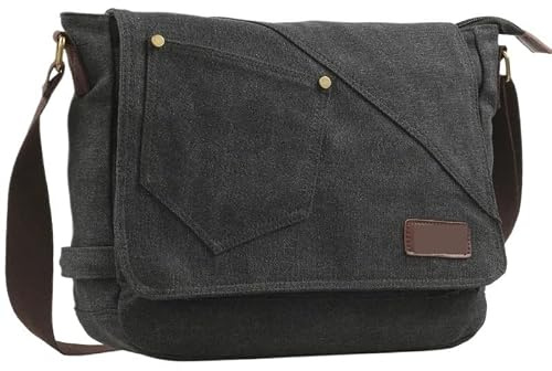 Canvas Crossbody Casual axelväskor for män for Samsung Galaxy Tab S11 11 | Crossbody-väska i enfärgad canvas med stor kapacitet – bekväm förvaring