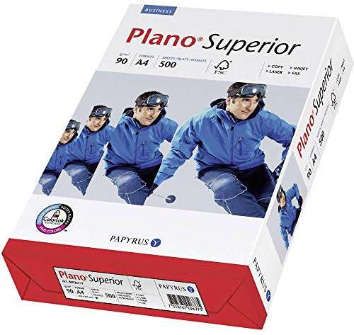 Papyrus 88026780 Druckerpapier Planosuperior 90g/m²: DIN-A4, 500 Blatt, hochweiß