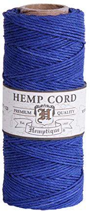 Hemptique HS20CO - BLU - Cordel para jardinería, Color Azul