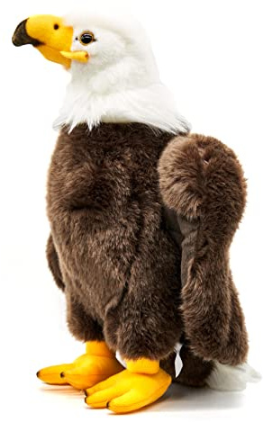 Uni-Toys - Vithövdad havsörn – 32 cm (höjd) – örn, fågel – plyschdjur