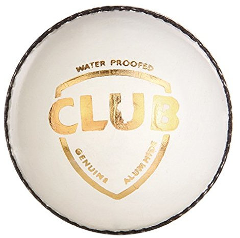 SG Club Cricketball aus Leder, 6 Stück, Weiß