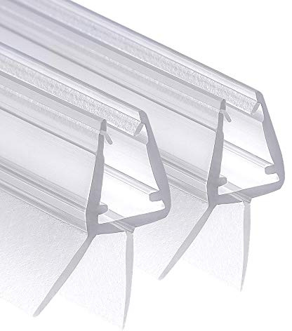 Wellba Premium Duschtür Dichtung (2x 90cm) für 6mm 7mm 8mm gerade Glastür Stärken | Wasserabweisende Duschdichtung oder Duschkabinen-Dichtung mit optimal angeordneten Gummilippen