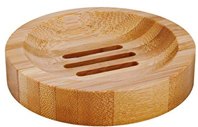 Portasapone sostenibile in bambù, rotondo | Zero-Waste portasapone per bar e saponi