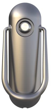 Ultion Sweet Stainless Steel Two-Part Door Knocker with Spyhole Door Viewer | Modern Design, Anti-Rust, Part of the Ultion Sweet Range, Matching Door Hardware Available