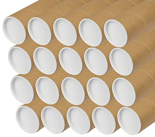 V1 TRADE Versandrolle - Praktisch Verpackungsmaterial für Zeichnungen und Plakate - Sichere Verpackung (Versandrolle 50x550mm x20)