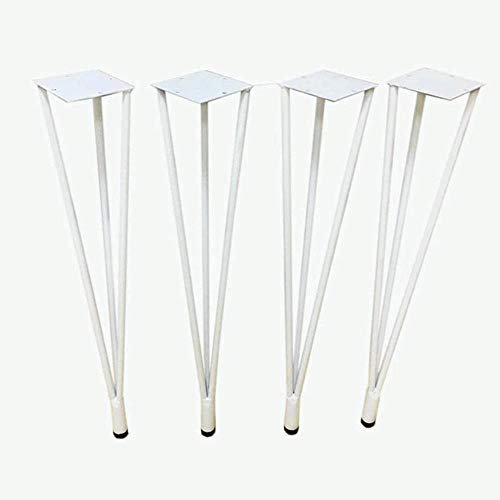 DuBom Gambe del tavolo gambe del tavolo in ferro, gambe del tavolo, gambe di supporto, tavolo da bar, gambe del tavolo, telaio da scrivania, tavolino, treppiede dorato verniciato al computer (colore: