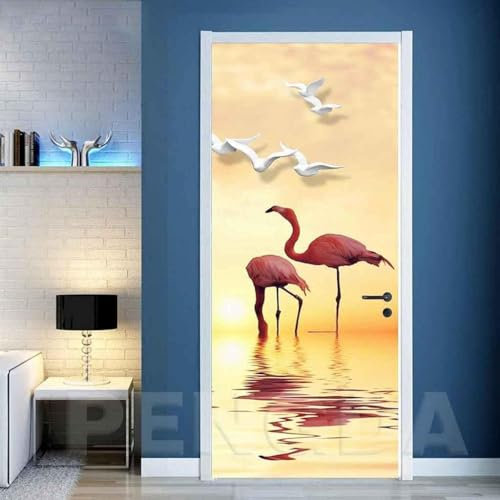 3D Türtapete Selbstklebend 85 X 215 Cm Diy Wandbild Pvc Wasserdicht Pvc Türtattoos Türposter Türaufkleber Fototapete Türfolie Für Tür,Wohnzimmer,Schlafzimmer - Türkunst -217573-40027