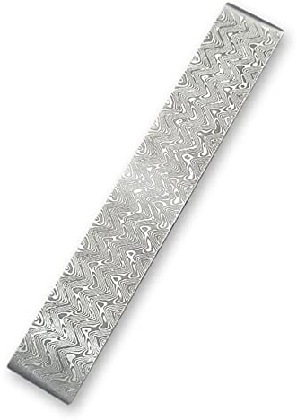Geevorks Acier Damas Billet pour la fabrication de couteaux | Dureté 58±1 HRC + Traitement cryogénique sous vide | Ébauches préformées | Facile pour les débutants + Qualité professionnelle