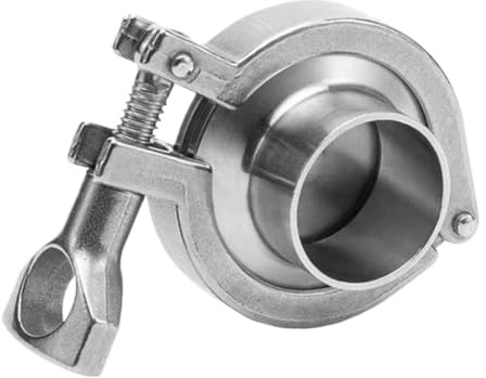19/25/32/38/45/51/57/63/76/89/10/2/108/-159Mm OD sanitaire triple pince virole + embout + Tri pince + joint en silicone(133mmOD145mm)