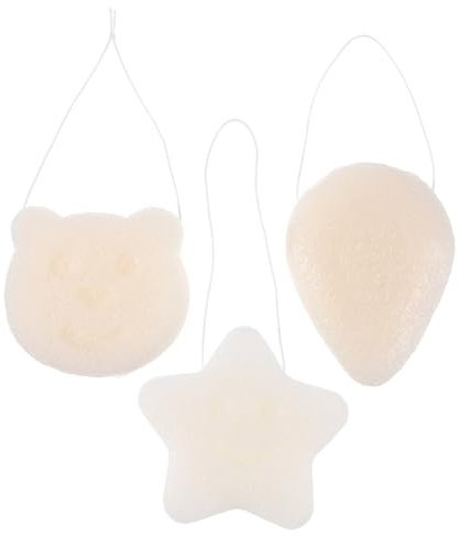 Didiseaon 3 Esponjas Faciales de White para Tratamientos Faciales, Tacto y Fácil de Usar, Ideales para Trabajar y Viajar al Aire