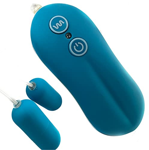 Vibration für Frauen 2er Vibrating Egg Vibrator für Frauen: Vibro Ei Vibrator Klein stark Bullet-Vibratoren & Vibrationseier Leise 20 Vibrationsmodi mit 4cm Länge und ⌀2cm Bullet mini FOPS M14-2
