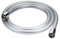 KEEPIFY Flexible de Douche 160 cm avec Protection Anti-Torsion, Tuyau de Raccord Standard 1/2, Résistant à la Torsion, Testé pour l'Eeau Potable sous Pression - Argenté