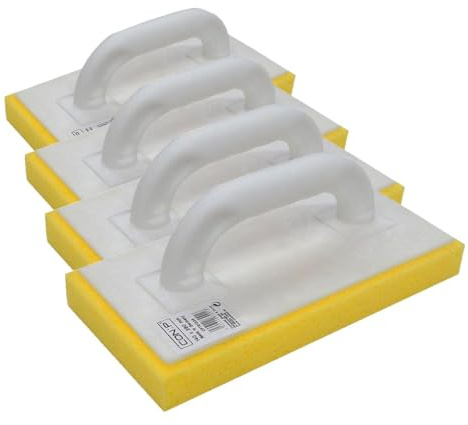 Con:P CP781335 Taloche éponge Jaune pour Nettoyage de Joints (Lot de 4)