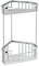 GEDY Portaoggetti doccia angolare in filo, Misure e peso: 32,5X20X15,1 CM & 0,59 KG, Porta oggetti per bagno realizzato in acciaio inox, Cromato, Design R&S Gedy, 2 anni di garanzia
