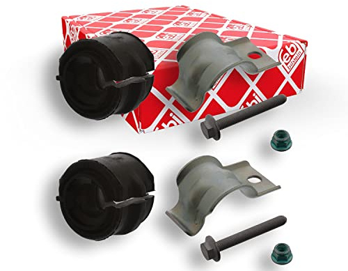 febi bilstein 37765 Stabilisatorlagersatz mit Haltern und Schrauben, 1 Stück | Kompatibel mit: CITROËN BERLINGO / BERLINGO FIRST Großraumlimousine (MF_, GJK_, GFK_