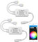 GIDEALED 2 Pack Smart ZigBee 3.0 LED Controller 2 Ausgänge für 4 Pin RGB LED Streifen Dimmen Kompatibel mit Hub Bridge,Amazon Echo Plus,Echo Show(2Gen) App/Alexa Sprachsteuerung Ambiance Lighting