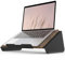Fenge Soporte para Portátil, Madera y Metal, Soporte Ergonómico para Monitor, Soporte Mesa Ordenador Portátil para Oficina en Casa, Compatible con Portátiles de Entre 10-27, Marrón