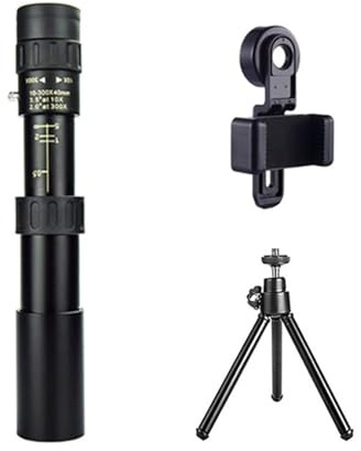 Telescopio 10-300x40 Zoom Binocolo Portatile Potente Con Treppiede E Supporto For Telefono Cellulare Campeggio Viaggio Telecomando Monoculare