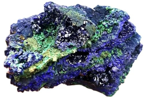 1pc 20-30g Azurit Malachit Geode Quarz Kristall Geode Cluster Lehre Forschung Stein