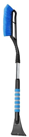 Schneebürste für Auto, ergonomisch, ausziehbar, 90 cm, abnehmbare Schneebürste für Auto und Eiskratzer, für LKW, SUV, Windschutzscheibe, Outdoor, Winterzubehör