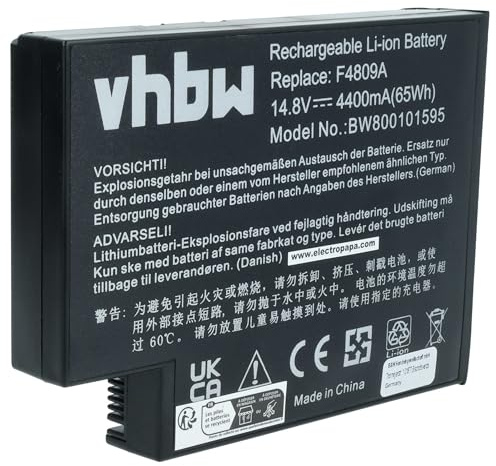vhbw Akku kompatibel mit HP CompaQ Business Notebook nx9000 | nx9005, nx9008, nx9010, nx9020 Notebook (4400 mAh, 14,8 V, Li-Ion)