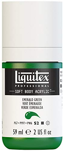 Liquitex Acrylic Paint, Emerald Green, 59 ml (Pack of 1)