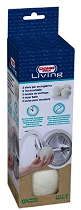 Domopak DOMO PAK Living Lot de 3 Boules en Laine, séchoir