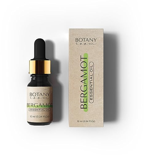 Huile essentielle de bergamote 10ml, 100% Absolut Pure Natural Therapeutic Grade Aromatherapy Essential Oil, Fragrance Oils for Diffuser Humidifier Par BotanyRoom