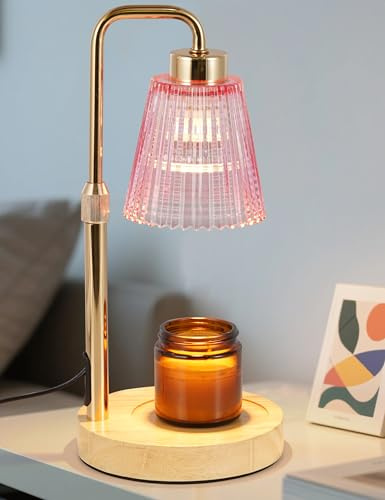 GODONLIF Candle Warmer Lamp with Timer Dimmable, Birthday Gifts for Women Mom, House Warming Gifts New Home Decor, Wax Melt Warmer for Jar Candles with 2 Bulbs
