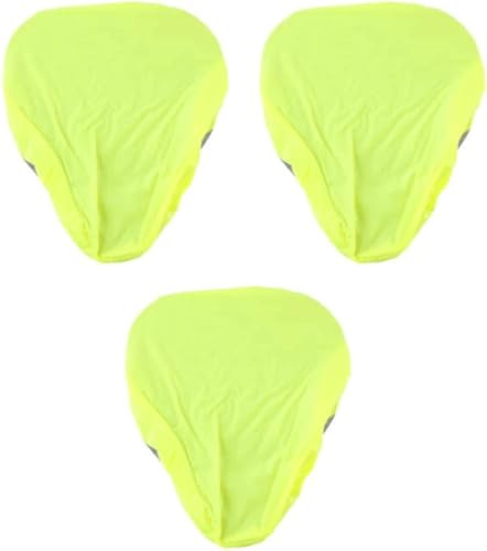 Auffällige grüne Neonschabracke für Fahrräder I 3er Set | Reflektierende Streifen | Leichter Kunststoff | 22X4.4X8Cm | Fahrradzubehör Für Zusätzlichen Komfort Und Sichtbarkeit | Ideal Für