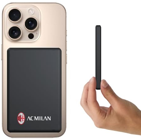TECHMADE Powerbank MagSafe 5000 mAh Milan - Compatibile Anche con Dispositivi Android - Ricarica Veloce, Ultra Sottile, Leggero - Cavo USB-C Incluso