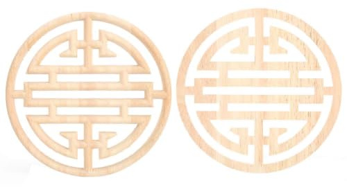 Décalcomanie de Sculpture en Bois, Style Chinois, Applique Sculptée, Ornement de Meubles, Décoration de Maison pour Armoires Murales, Miroirs