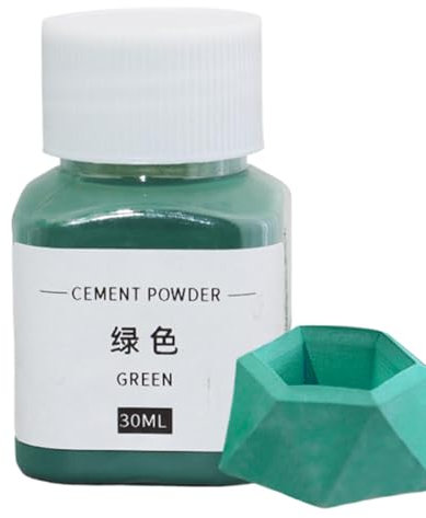 Oxid-Pigment-Pulver, Zementfarbe, Eisenoxid-Pulver, Betonpigment, Farbpigment, Eisenoxid-Pulver, Beton-Farbpigment, 30 ml, Farbstoff für Zement, Kunstmalerei, Ton, Kalk, Gips