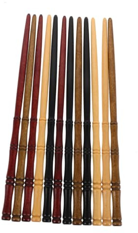 HAPINARY 12 Pezzi Bastoncini per Capelli Cinesi Fatti Mano Leggeri e Resistenti Fermagli Decorativi per Acconciature Tradizionali per Matrimoni e Feste