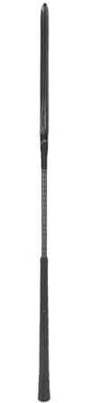 Tyenaza Frustino da Equitazione per Cavallo, Frustino da Equitazione in Pelle Verniciata con Manico in Silicone Antiscivolo per Gare di Sport equestri