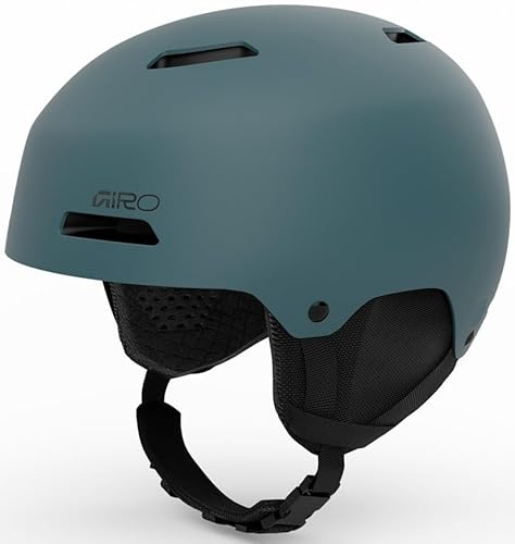 Giro Ledge FS Skihelm & Snowboardhelm M | ABS-Hartschale mit EPS, In Form Fit System, Belüftung | Freestyle Helm Matte Peacock (Petrol Grün)