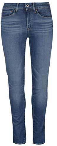 G-STAR RAW Dam 3301 Ultra High Waist Super Skinny Jeans, Blå (Dk Åldrad 6742-89), 24W x 30L