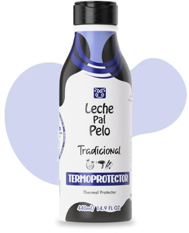 Leche Pal Pelo | Termoprotector Tradicional Cabello | Latte Pal Capelli Thermoprotective Per Capelli Protettivo Termico Tradizionale | Traditional Hair Thermal Protectant Treatment 14.9Oz-440ml